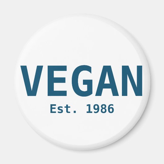 Aimant Vegan, Est. (Devant)