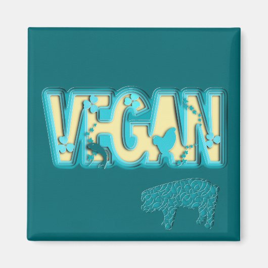 Aimant Vegan paper (Devant)