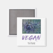 Aimant Vegan Red Cabbage (Recto/Verso)