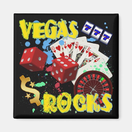 AIMANT VEGAS ROCKS (Devant)