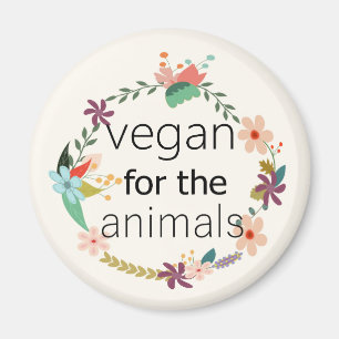 Aimant Végétalien pour la conception florale d'animaux