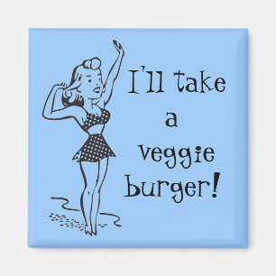 Aimant végétarien d'hamburger