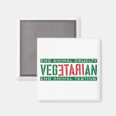 Aimant Végétarien Irate (Recto/Verso)