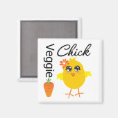 Aimant Veggie Chick (Recto/Verso)