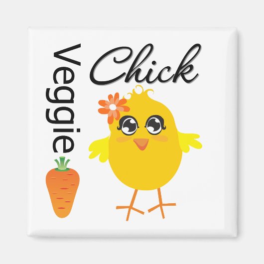 Aimant Veggie Chick (Devant)