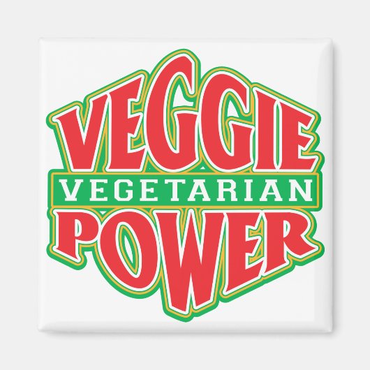 Aimant Veggie Power (Devant)