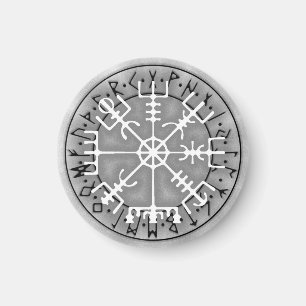 Aimant Vegvísir Icelandic magical amulet stave