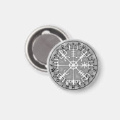 Aimant Vegvísir Islandais stave amulet magique (Recto/Verso)