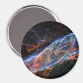 Aimant Veil Nebula Supernova Reste Télescope Hubble (Recto/Verso)