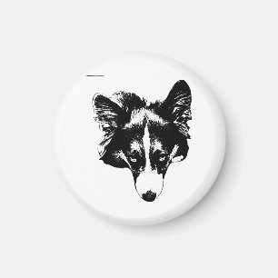 Aimant veille frigo corgi