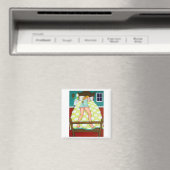 Aimant Veille nocturne - Chihuahua en service (In Situ (Lave-vaisselle))