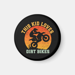 Aimant Vélo de terre drôle pour enfants
