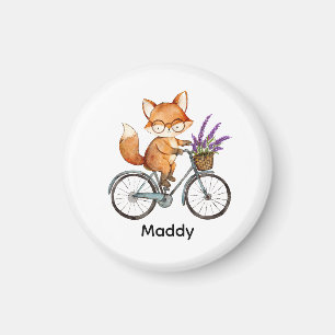 Aimant Vélo d'équitation de Fox de bois Joueur