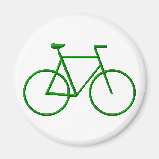 Aimant Vélo devenez écolo (Devant)