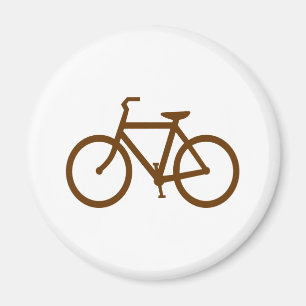 Aimant Vélo marron