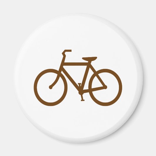 Aimant Vélo marron (Devant)