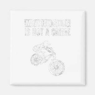 Aimant Vélo tout terrain cycliste Vélo tout terrain n'est