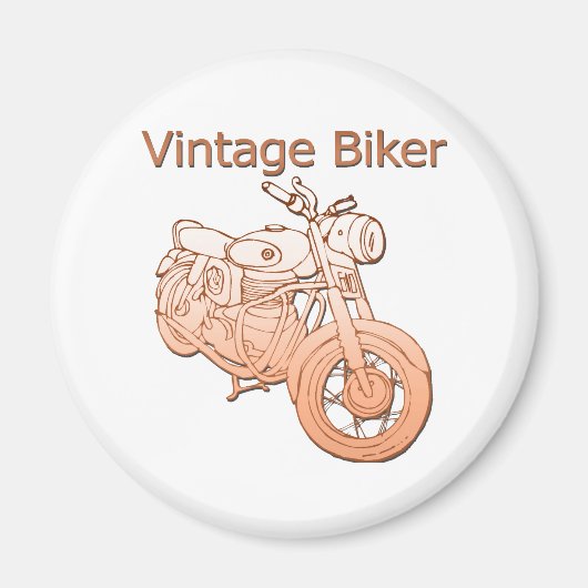 Aimant Vélo vintage (Devant)