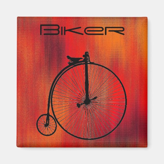 Aimant Vélo vintage (Devant)