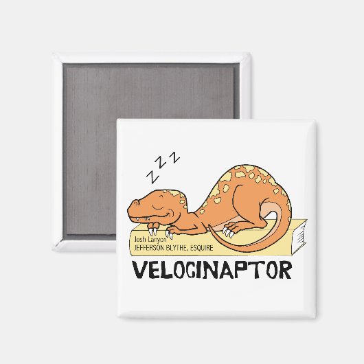 Aimant Velocinaptor (Recto/Verso)