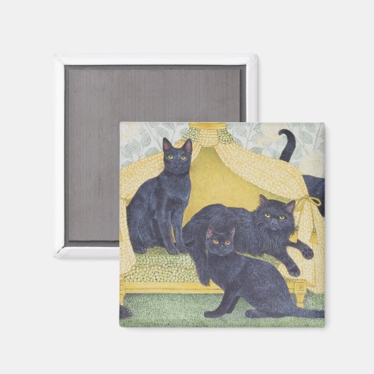 Aimant velours noir (Recto/Verso)