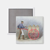 Aimant Vendeur de crème glacée, 1895 (Recto/Verso)