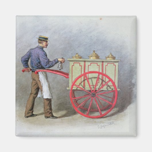 Aimant Vendeur de crème glacée, 1895 (Devant)