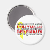 Aimant Vendredis rouges (Recto/Verso)