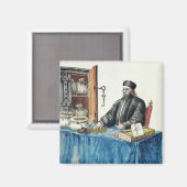 Aimant Venetian Moneylender, tiré d'un livre illustré (Recto/Verso)