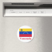 Aimant Venezuela Drapeau avec nom (In Situ (Lave-vaisselle))