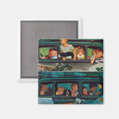 Aimant Venir et partir par Norman Rockwell (Recto/Verso)