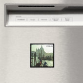 Aimant Venise - Gondolas, Architecture (Frigo Magnet) (In Situ (Lave-vaisselle))