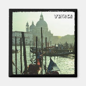 Aimant Venise - Gondolas, Architecture (Frigo Magnet) (Devant)