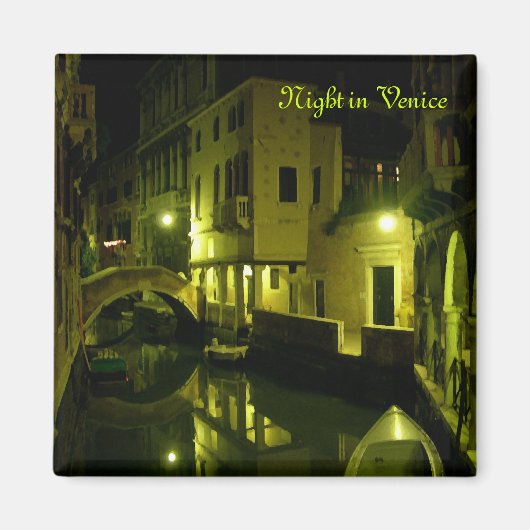 Aimant Venise nocturne (Devant)