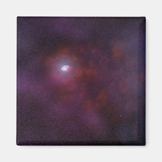 Aimant Vent Pulsar D'Une Étoile Neutron. (Devant)