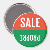 Aimant Vente d'aimant - Propre pour lave vaisselle (Recto/Verso)