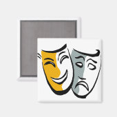 Aimant Vente de masques de théâtre (Recto/Verso)