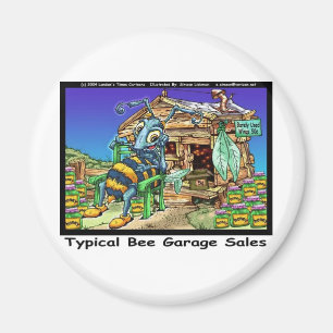 Aimant Ventes de Garage d'Abeilles Typiques Cadeaux et T-