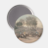 Aimant Ventilateur de course de chevaux TOP (Recto/Verso)