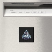 Aimant Ventilateur de requin Flexing Bodybuilding Cool Sa (In Situ (Lave-vaisselle))