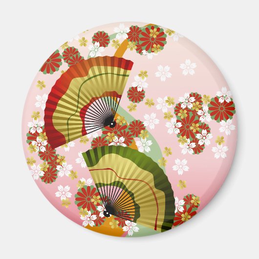 Aimant Ventilateur japonais 3 (Devant)