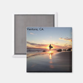 Aimant Ventura, CA Surfer's Paradise Sunstet (Recto/Verso)