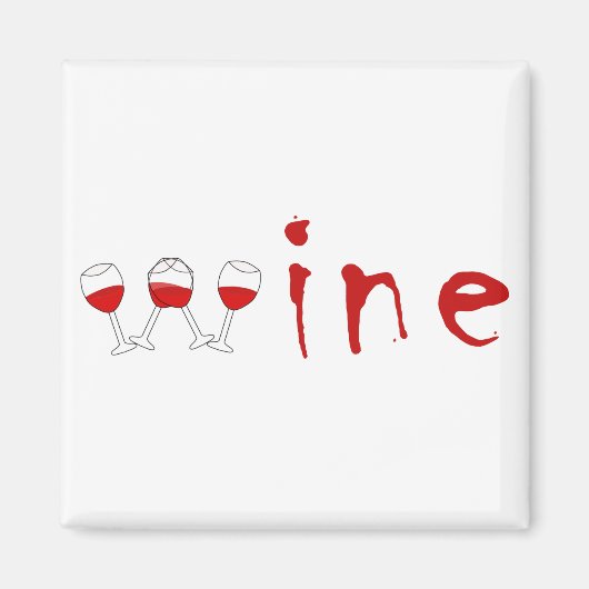 Aimant Ver à vin (Devant)