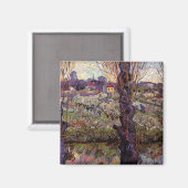 Aimant Verger en fleurs, Arles de Vincent van Gogh (Recto/Verso)