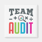 Aimant Vérificateur d'équipe Comptable du groupe de vérif (Devant)