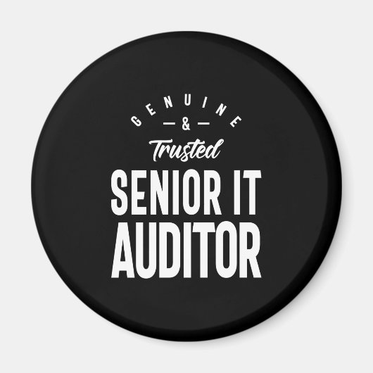 Aimant Vérificateur principal des TI Titre du poste Cadea (Devant)