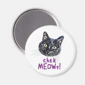 Aimant Vérifier MEOWt (Recto/Verso)