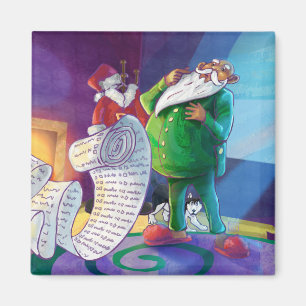 Aimant Vérifiez-le deux fois le Père Noël