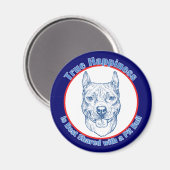 Aimant Véritable bonheur avec un Taureau (Recto/Verso)