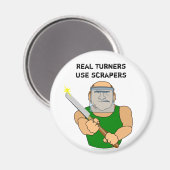 Aimant Véritables Turner Utiliser Des Gratteurs Drôle Car (Recto/Verso)